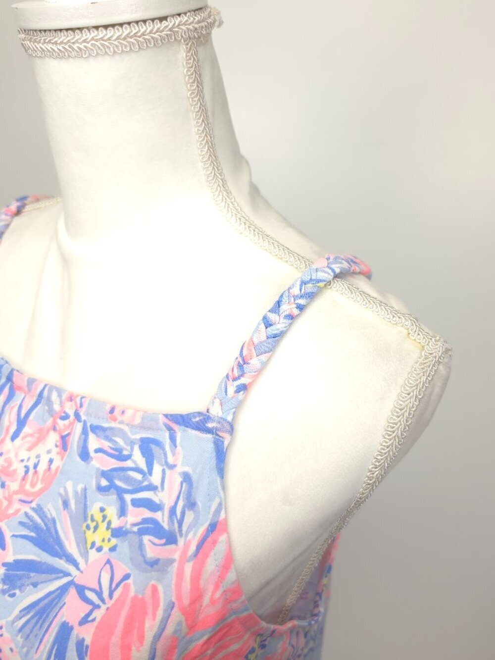 NWOT Lilly Pulitzer Kyleigh Dress Elephant Splash Floral Dress Size M - Picture 8 of 11